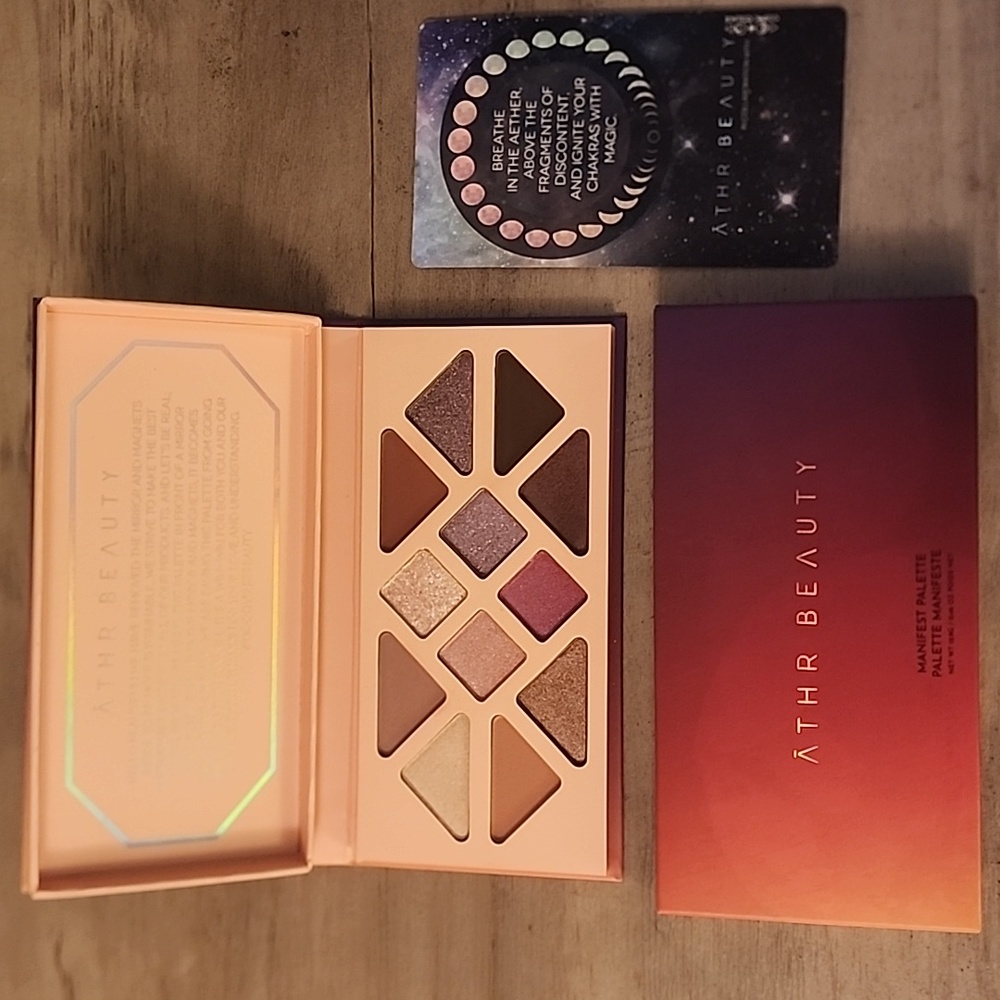 Athr Beauty Manifest Palette. 12 Shades. NEW.